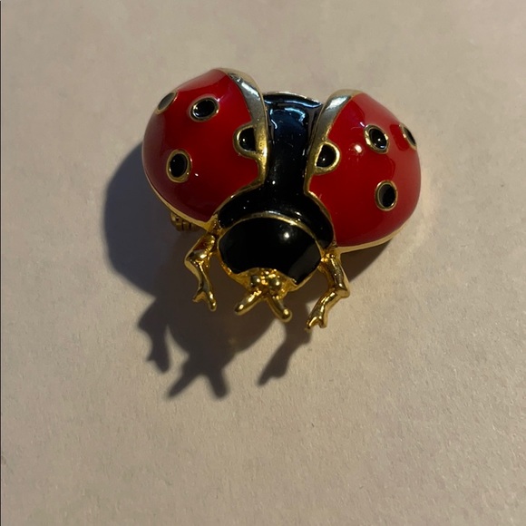 Cute vintage ladybug pin - Picture 2 of 4